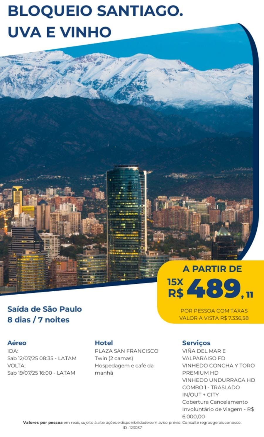 BLOQUEI SANTIAGO.<br> UVA E VINHO